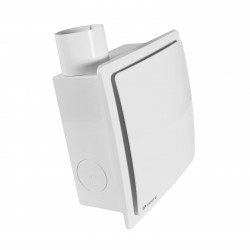 Ventilátor do kúpeľne so spätnou klapkou a vyšším tlakom Ø 80 mm, vertikálny