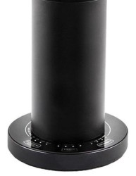 Dizajnový stolový aróma difuzér Alfa Pureo TOWER BLACK