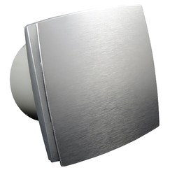 Ventilátor do kúpeľne s hliníkovým predným panelom bez prídavných funkcií Ø 125 mm, úsporný a tichý