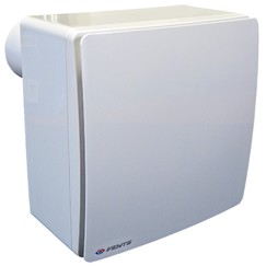 Ventilátor do kúpeľne so spätnou klapkou, časovým spínačom a vyšším tlakom Ø 80 mm, horizontálny