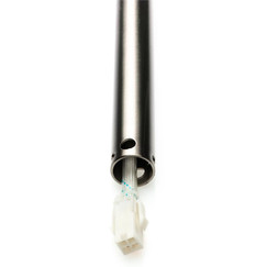 Predlžovacia tyč pre stropný ventilátor brúsený nikel, dĺžka 455 mm